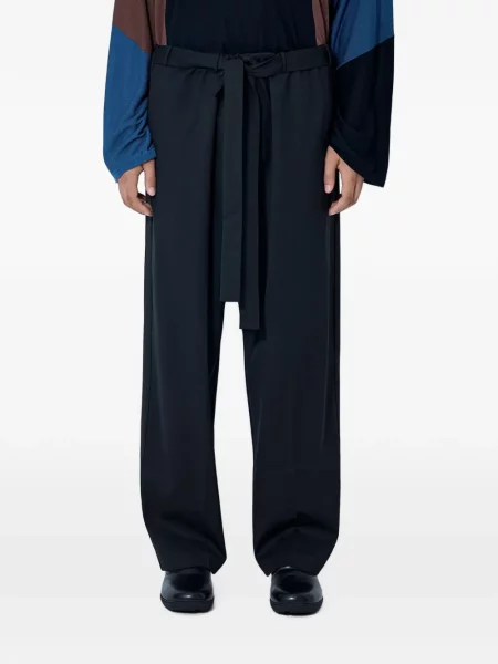 Pantaloni Kiko Kostadinov cu legături negru