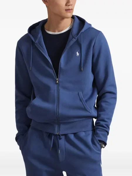Șapcă Polo Ralph Lauren cu broderie din țesătură twill în carouri albastru