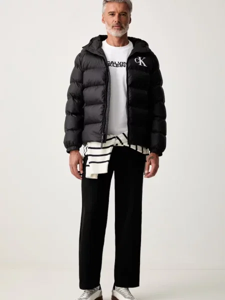 Calvin Klein Jeans baggy hlače črna
