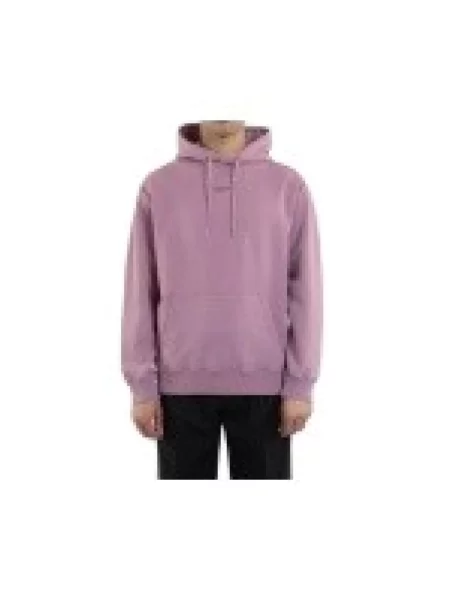 Drôle de Monsieur Classic Slogan bluza z kapturem różowa
