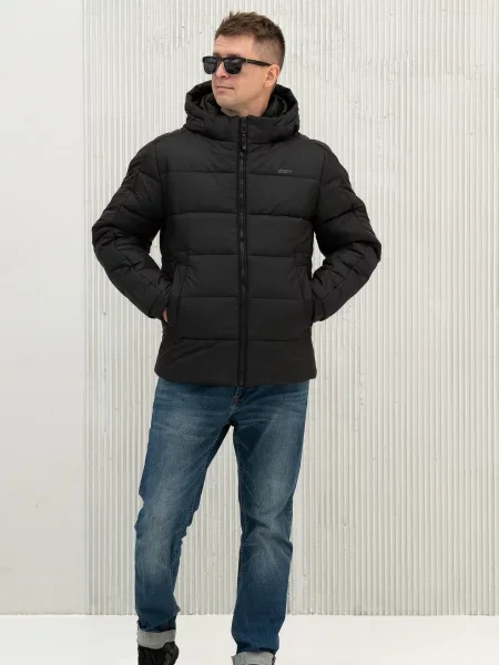 Классический пуховик City Fashion Classic черный