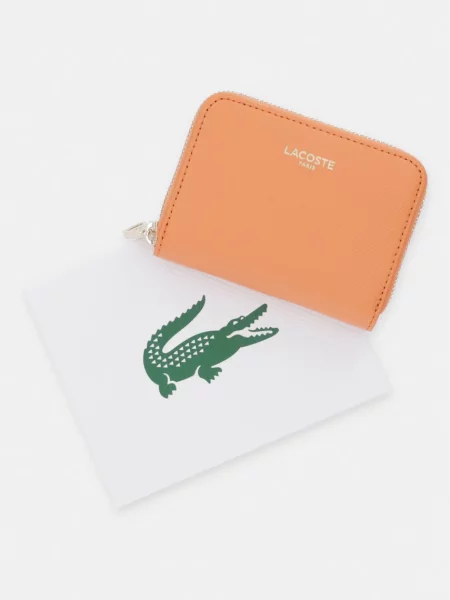 Lacoste női bőr pénztárca narancsszínű