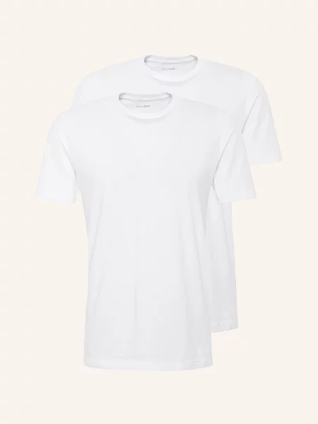 Olymp T-Shirt 2 Szt. weiss czarna