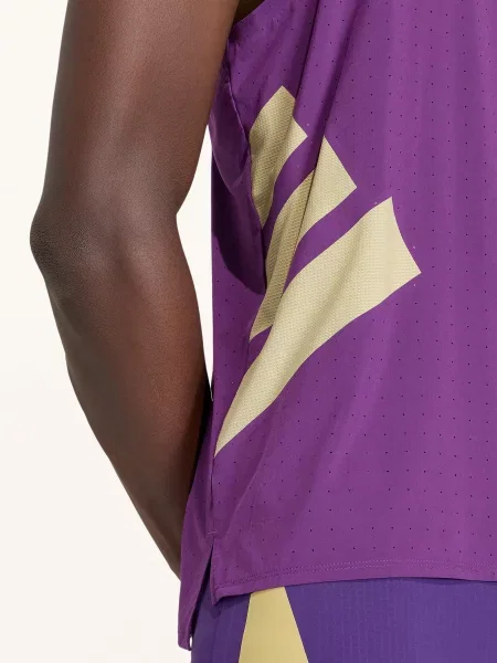 Běžecké tričko Adidas žluté