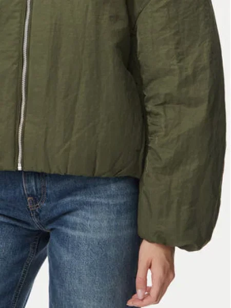 Tommy Jeans Prehodna jakna Temno zelena