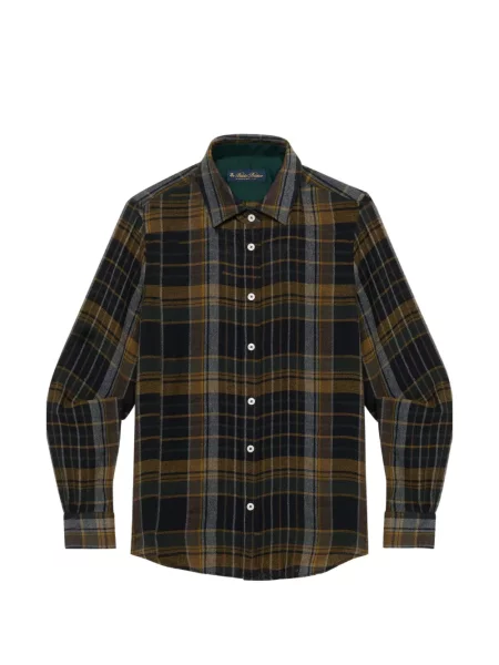 Cămașă Brooks Brothers în carouri negru