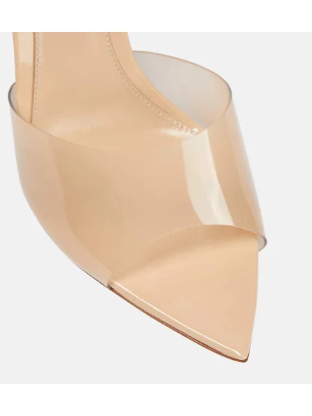 Usnjene lakirane mules Gianvito Rossi