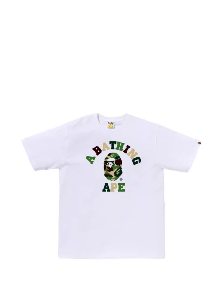 Tricou A Bathing Ape® cu imagine alb