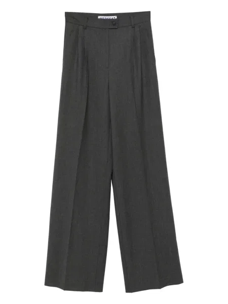 Pantaloni Medeea plisate gri