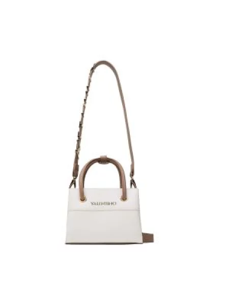 VALENTINO Ročna torbica Alexia karamel bela