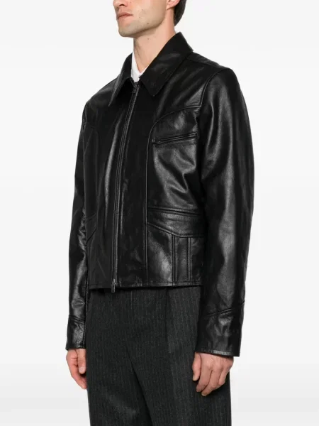 Geanta de piele Amiri negru