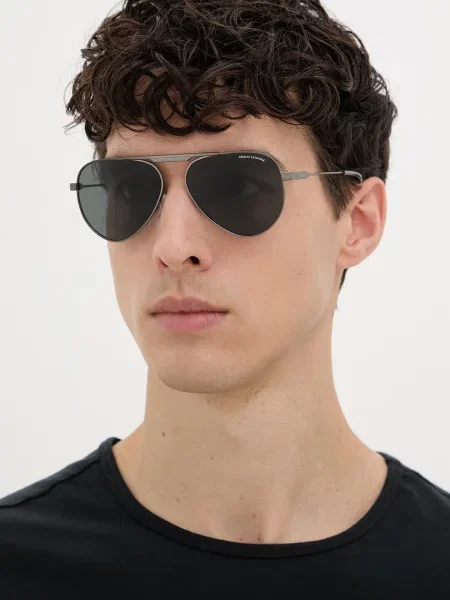 ARMANI EXCHANGE Slnečné okuliare tmavosivá sivá
