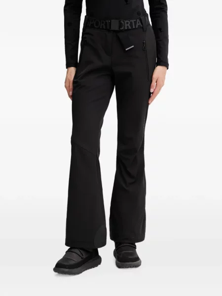 Cu centură pantaloni de schi Sportalm evazate negru