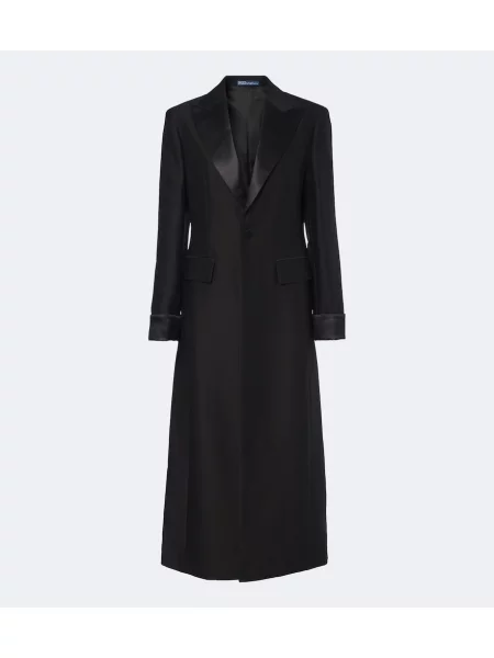 Palton Polo Ralph Lauren de lână negru