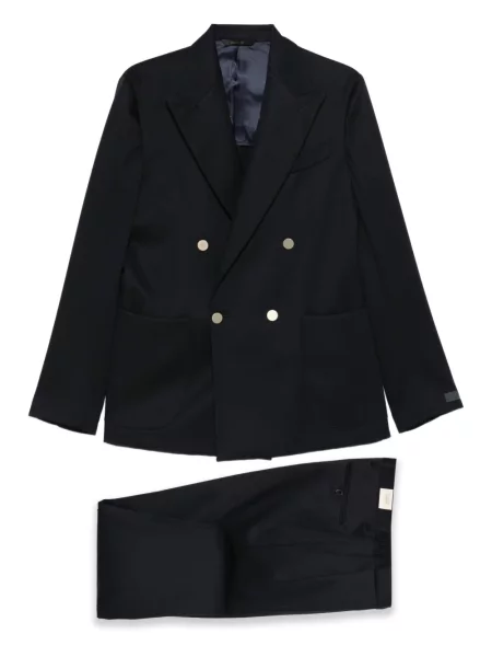 Dvouřadý oblekový oblek Briglia 1949 modrý