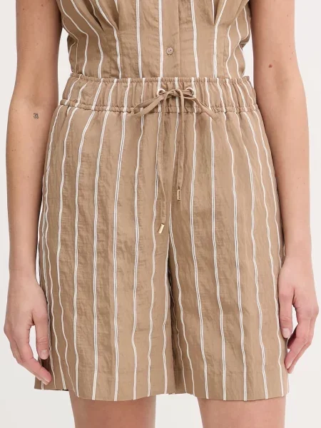 Lola Casademunt pantaloni scurți de damă cu vâscoză bej