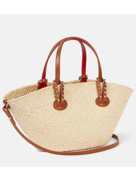 Geantă Christian Louboutin bej