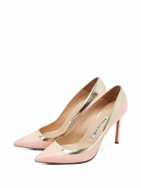 Pantofi cu toc Manolo Blahnik roz