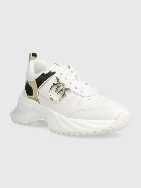 Pantofi Pinko din piele alb