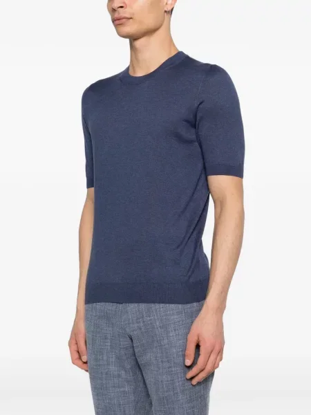 Tricou Tagliatore scurt albastru