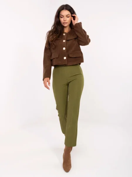 Pantaloni Rue Paris maro