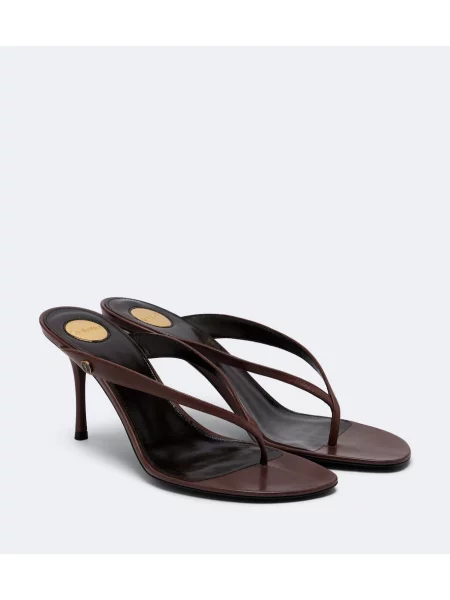 Chiloți tanga Saint Laurent din piele