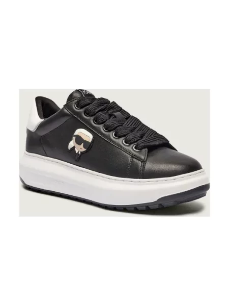 Karl Lagerfeld De piele sneakers KAPRI LUG negru