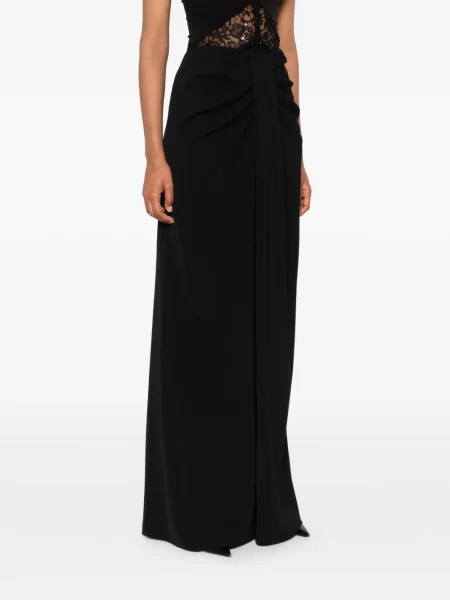 Pantaloni Nissa drapate negru