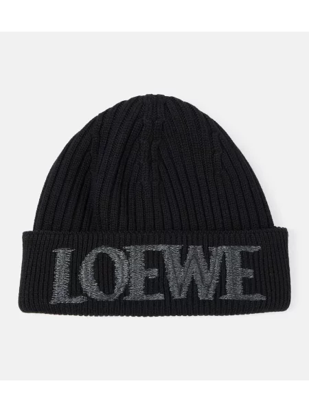 Vunena kapa Loewe crna