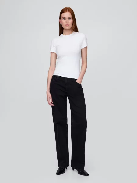 Scurt tricou Gap alb
