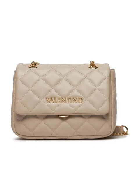 VALENTINO Torba za čez ramo Ocarina ecru / zlata bež
