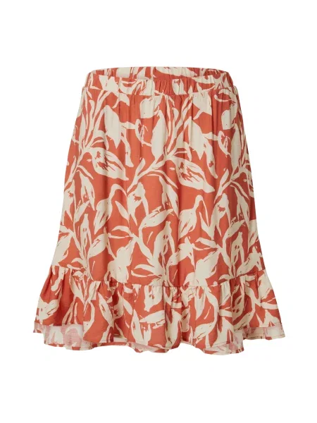 Moves Fustă Guali ecru / ruginiu roșu