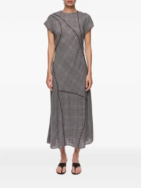 Rochie Bimba Y Lola în carouri negru