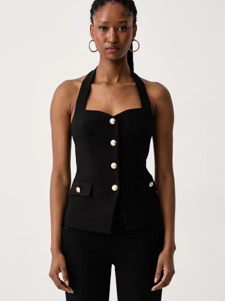 Marciano by Guess vestă pentru femei VIOLA negru