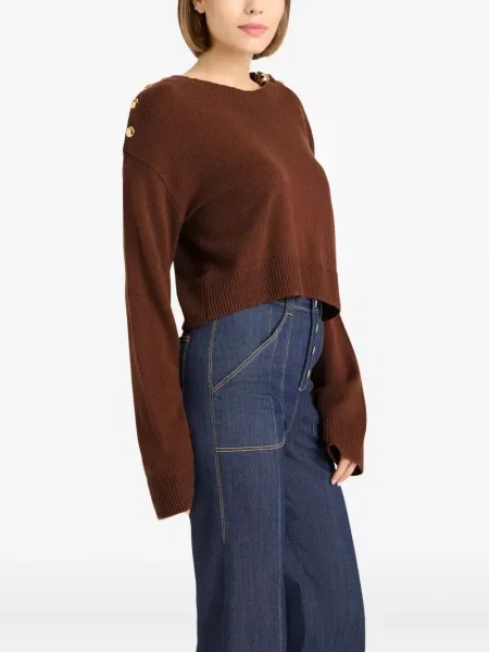 Sweter Cinq A Sept brązowy