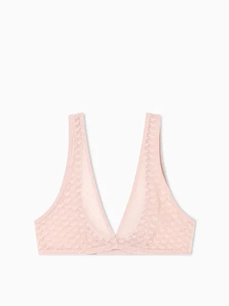 Бюстгальтер Emporio Armani поліамід/еластан бежевий