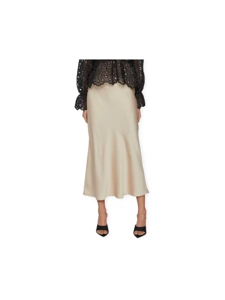 VILA Fustă ELLETTE' bej