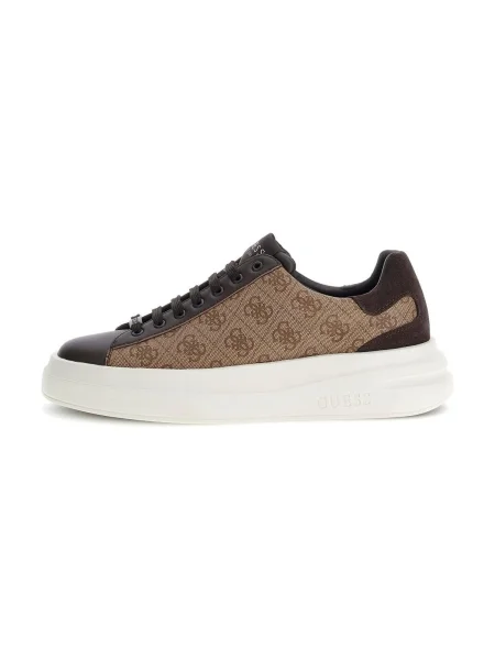 Guess Sneakersy Elba FMPVIB Béžová biela