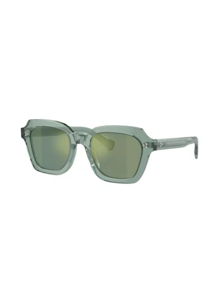 Saulės akiniai Oliver Peoples žalia