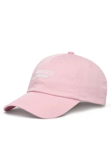 Tommy Jeans Czapka z daszkiem Scri różowy