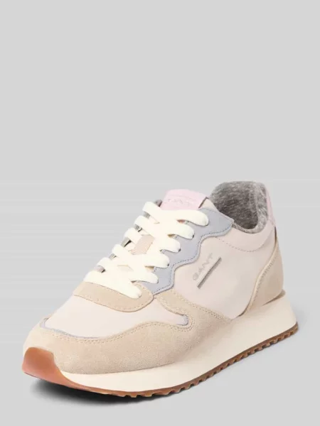 Sneakersy z detalem z logo model ‘BEVINDA’ Gant