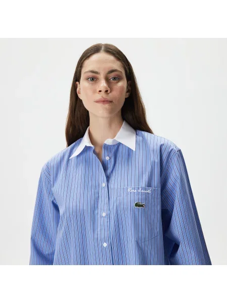 Рубашка Lacoste голубая