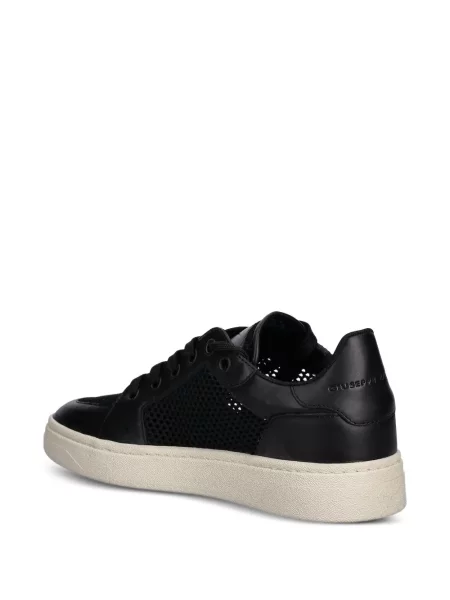 Tenisky Giuseppe Zanotti se síťovinou černé