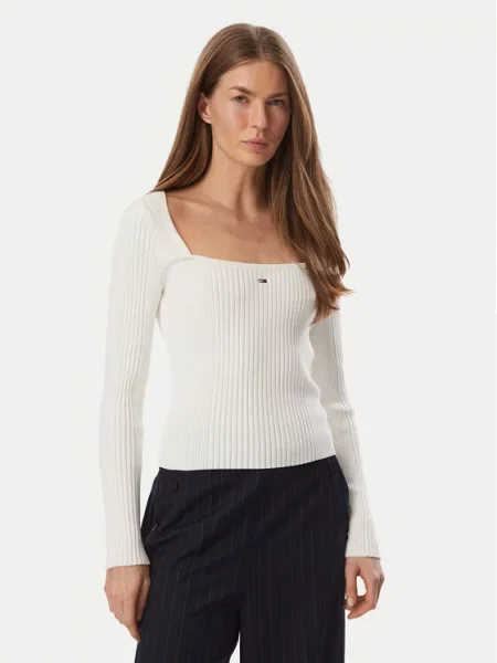 Tommy Jeans Pulover bijela