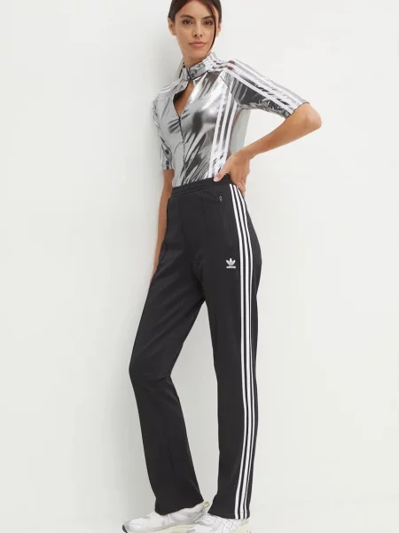 Спортивні штани adidas Originals Adicolor з аплікацією чорний