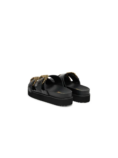 Papucs Versace Jeans Couture fekete