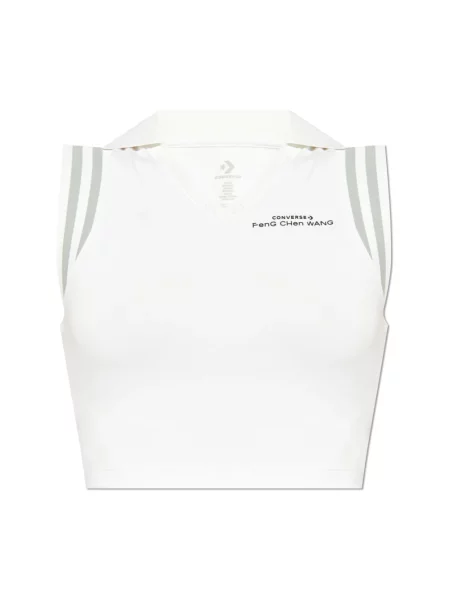 Koszulka Converse x Feng Chen Wang Polo Top White/ Arctic Ice M białe