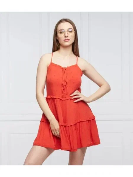Superdry Rochie CAMI roșu