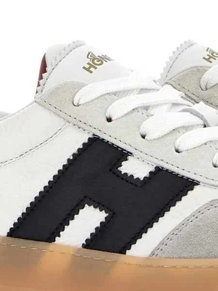 Sneakerși Hogan din piele alb