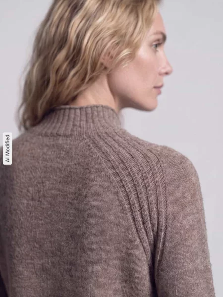 Sweter o kroju regular fit z dodatkiem wełny model ASHLEY PERKINS' Pepe Jeans beżowy